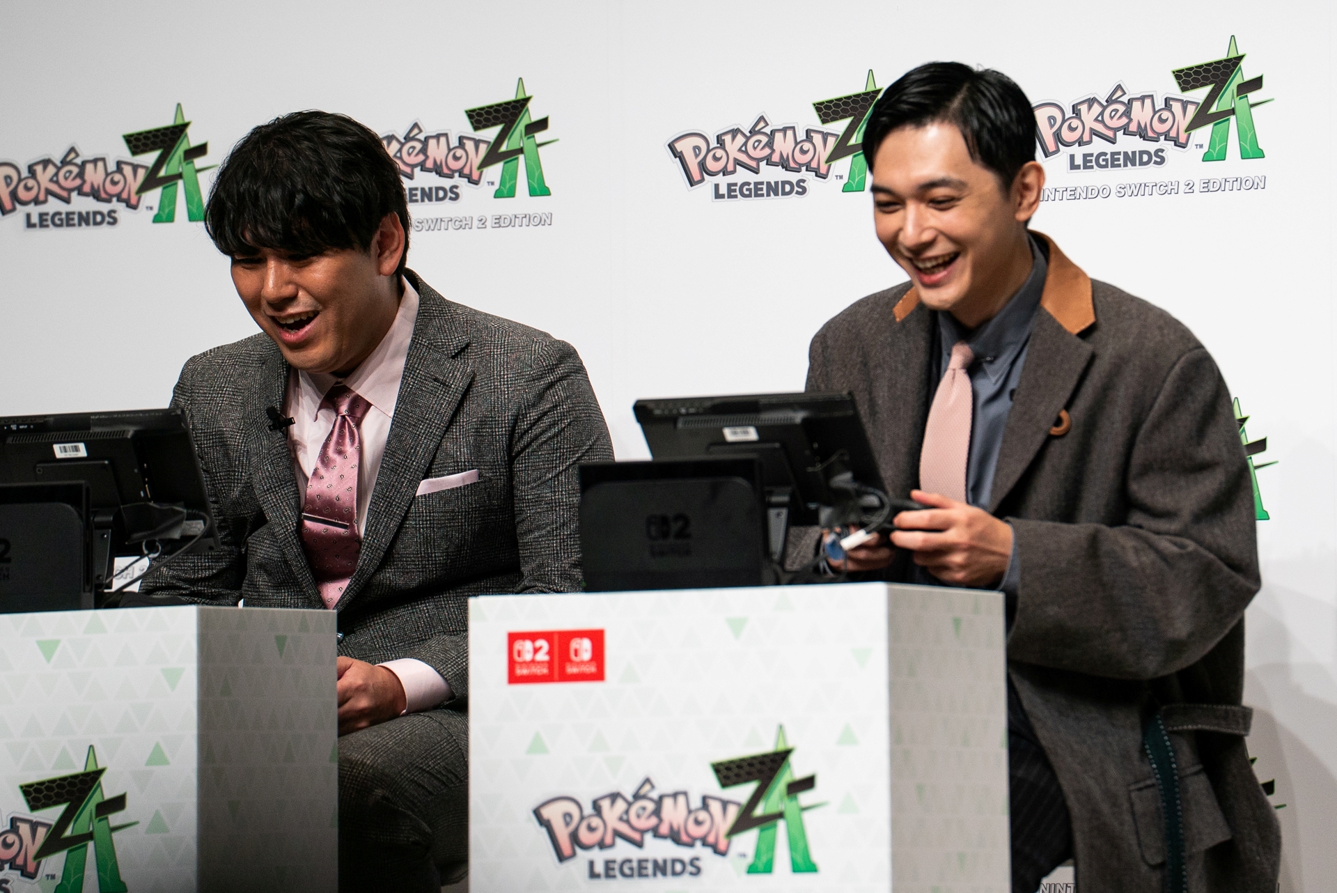 倒してもやられても楽しそうな二人