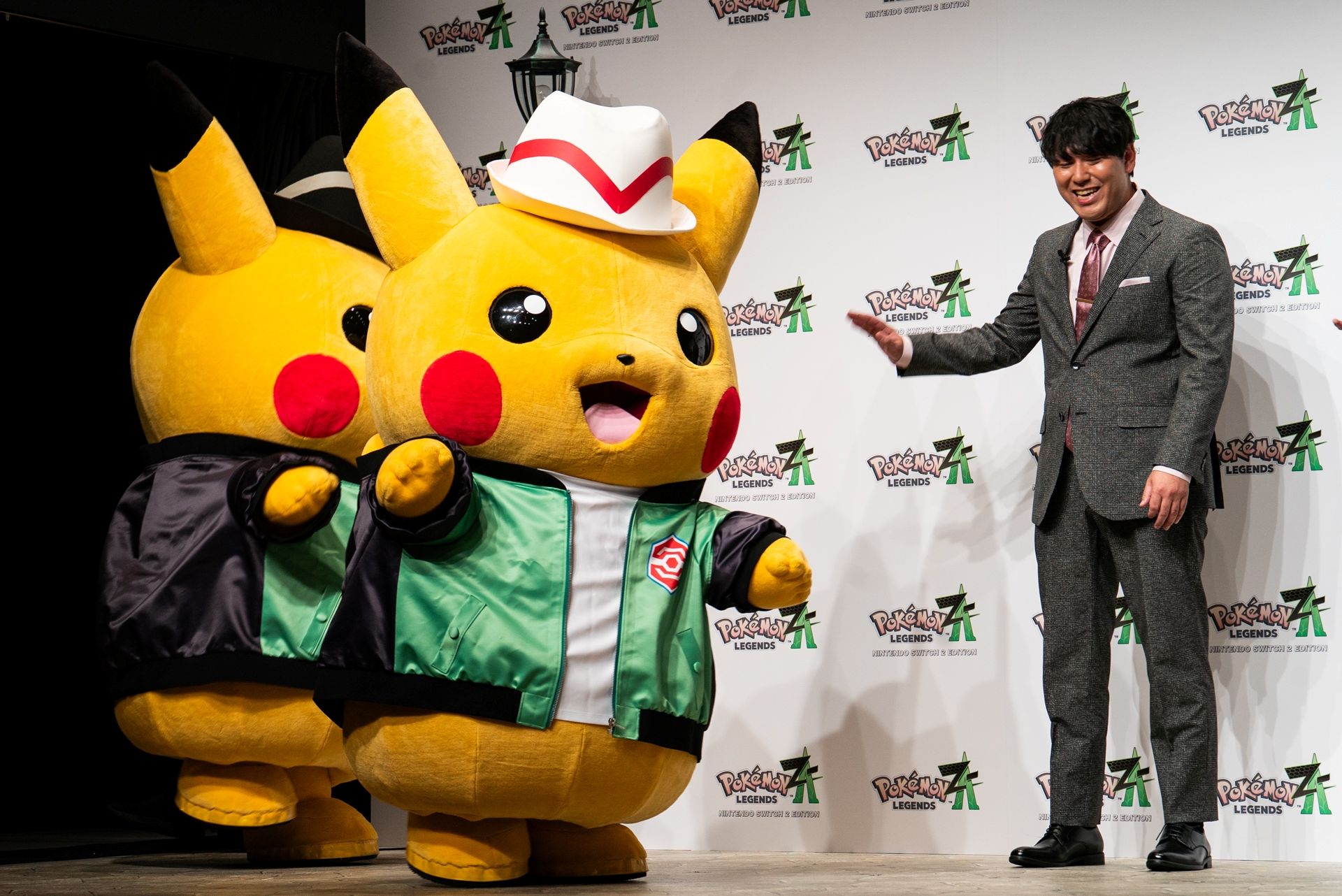 サプライズゲストのピカチュウ登場