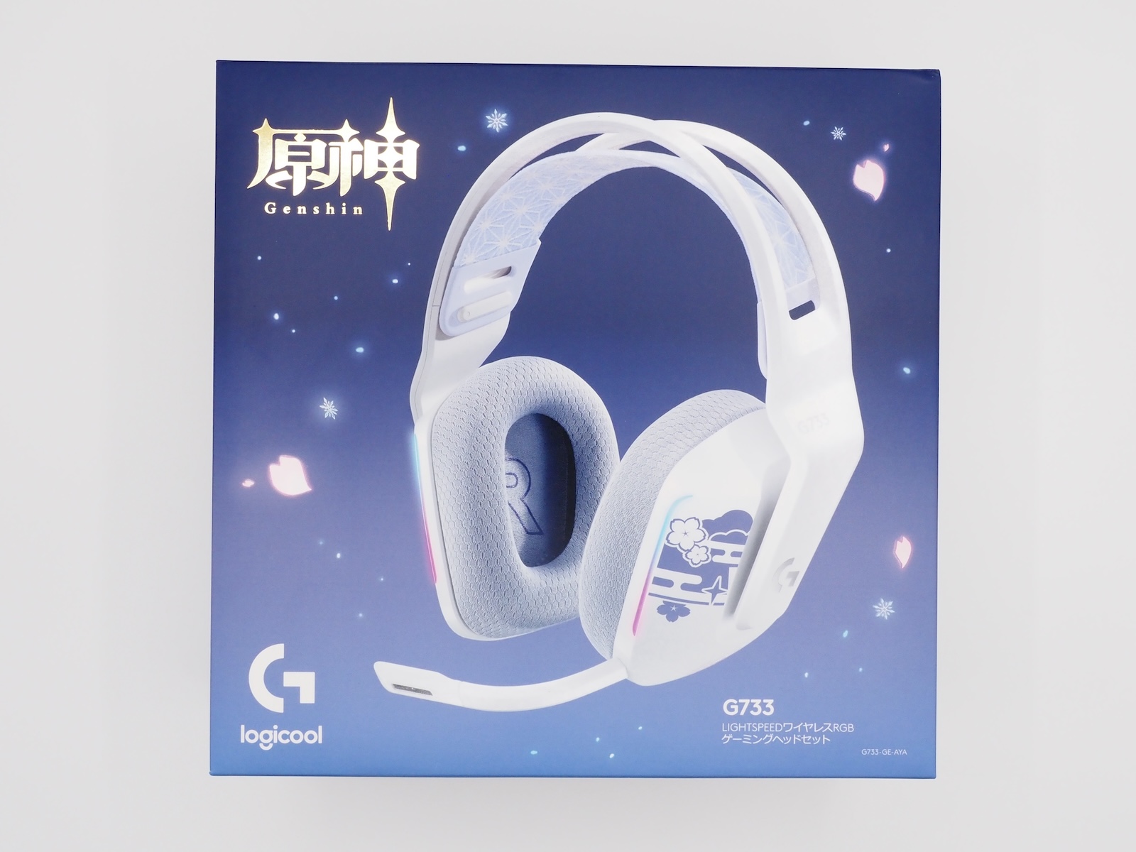 「G733 神里綾華特別モデル」のパッケージ