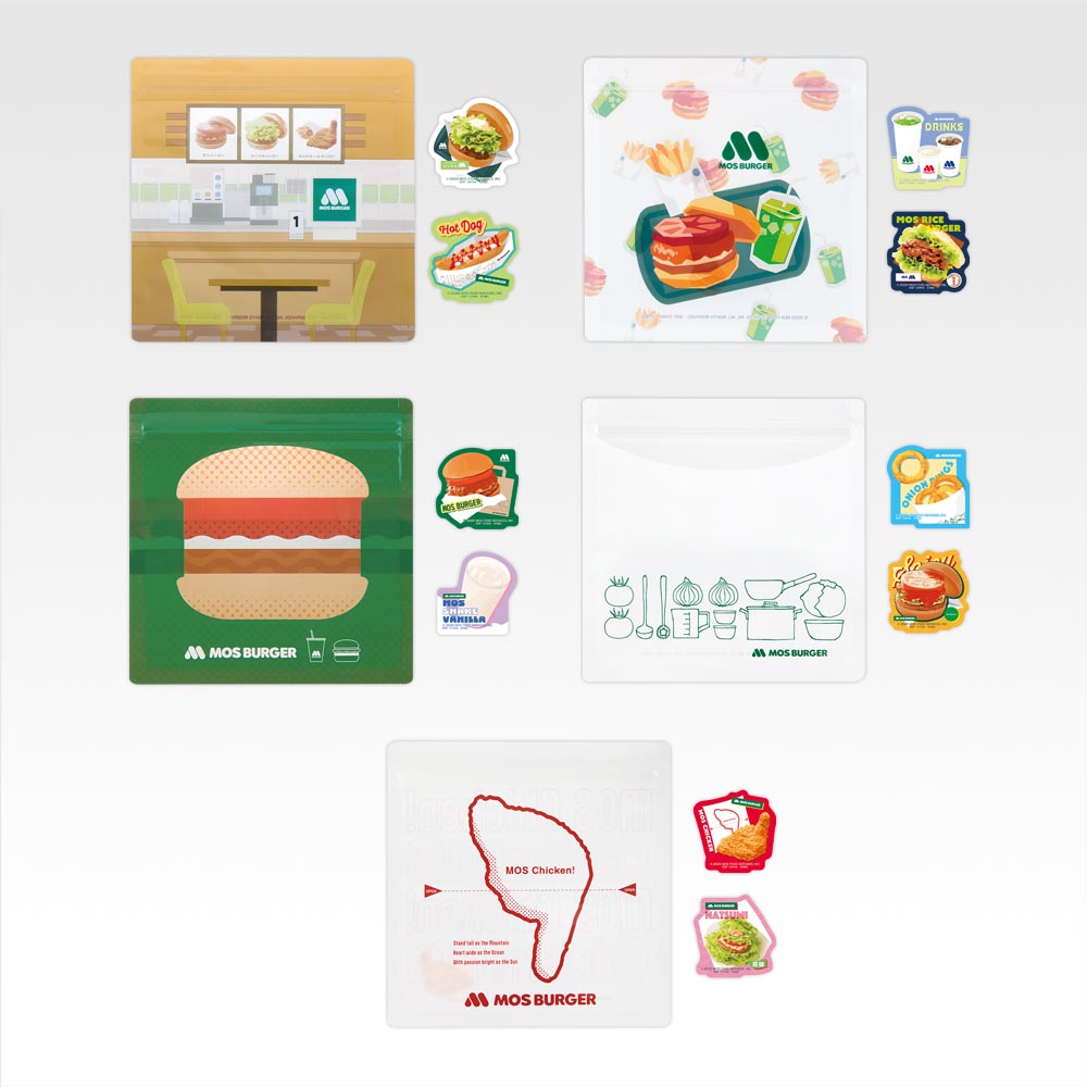 E賞 ジッパーバッグ＆フレークシールセット