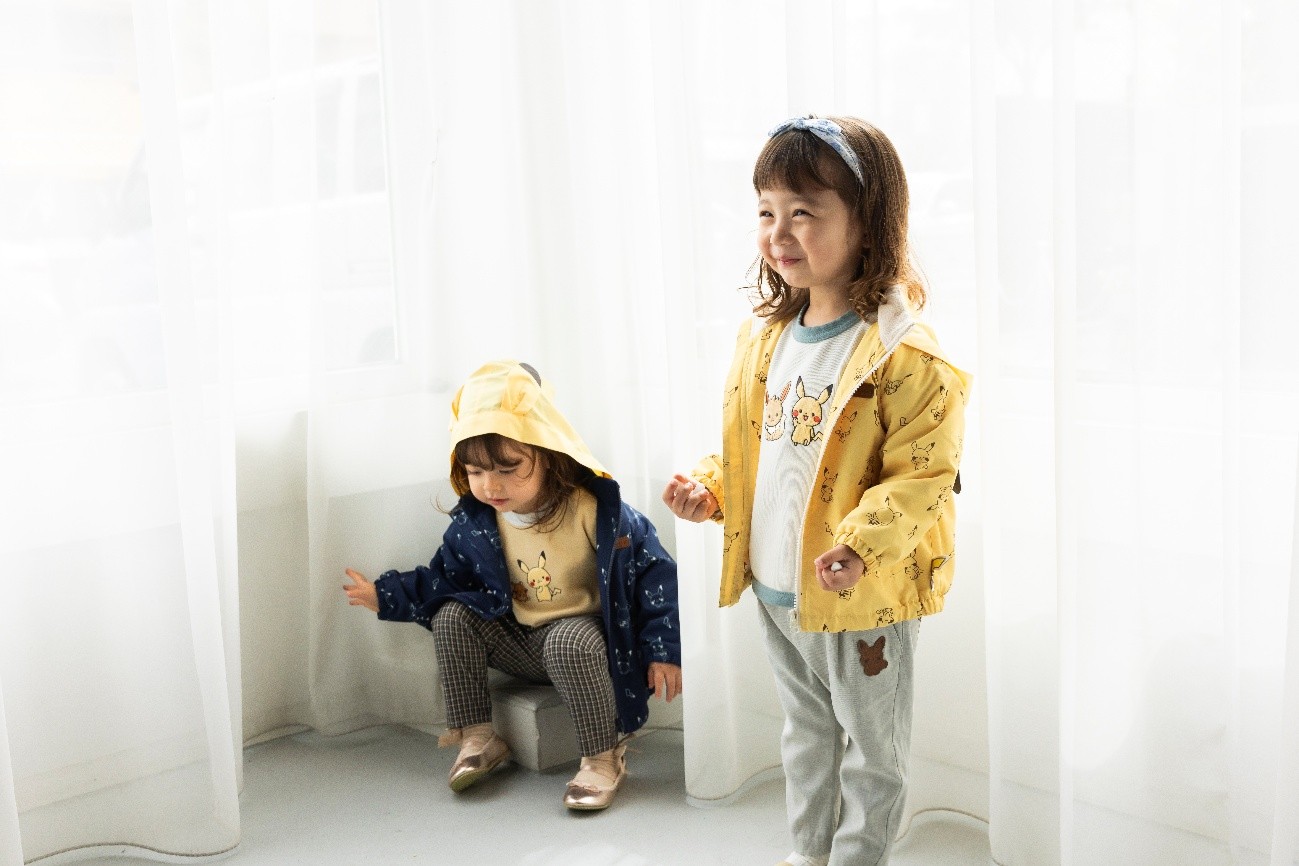 ウィンブレ／接結アップリケ長袖T／ポケット刺繍パンツ（petit main）