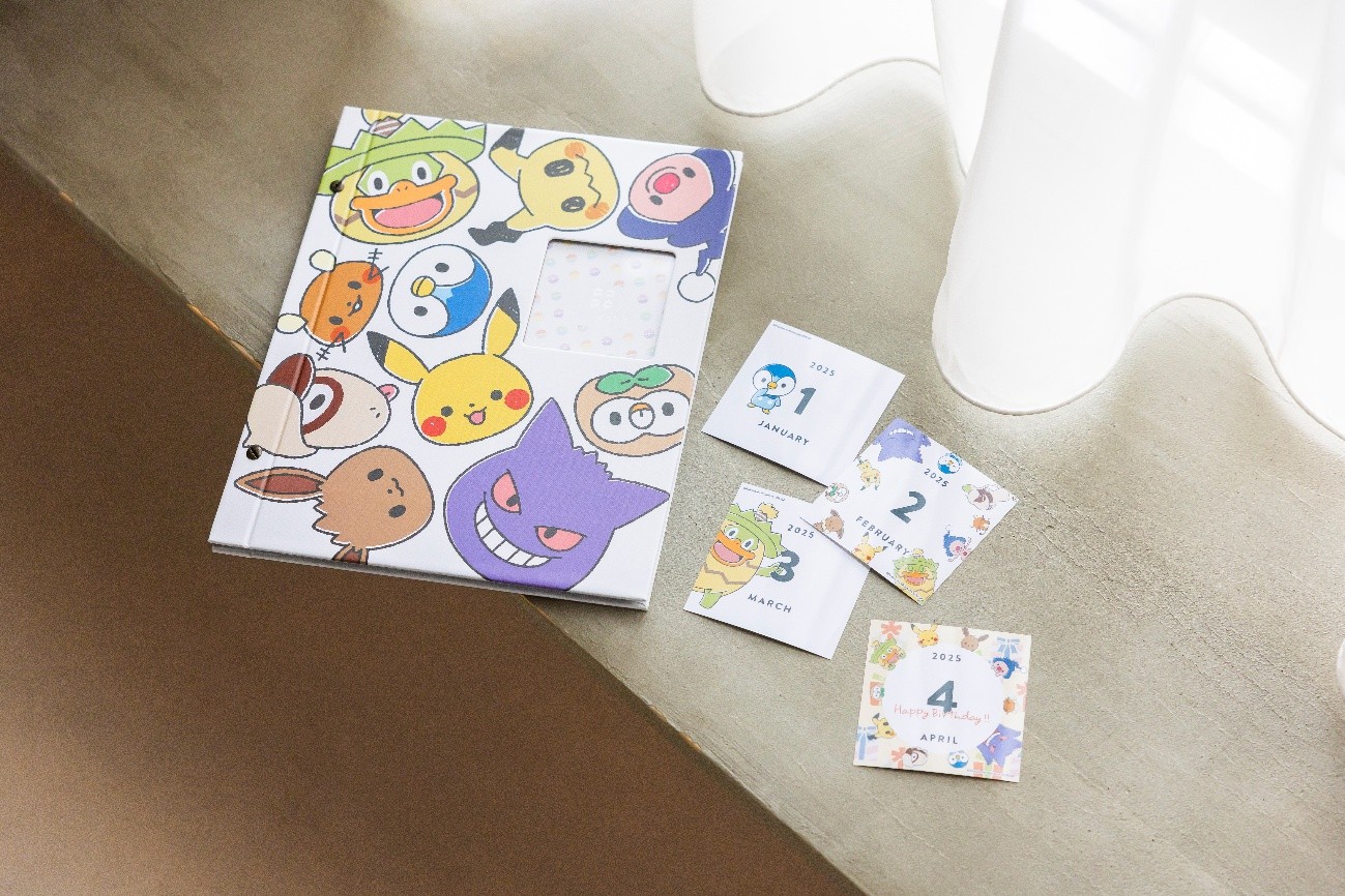 ALBUSBOOK U! モンポケ／マンスリーカード モンポケ／バースデーマンスリーカード モンポケ（ROLLCAKE）