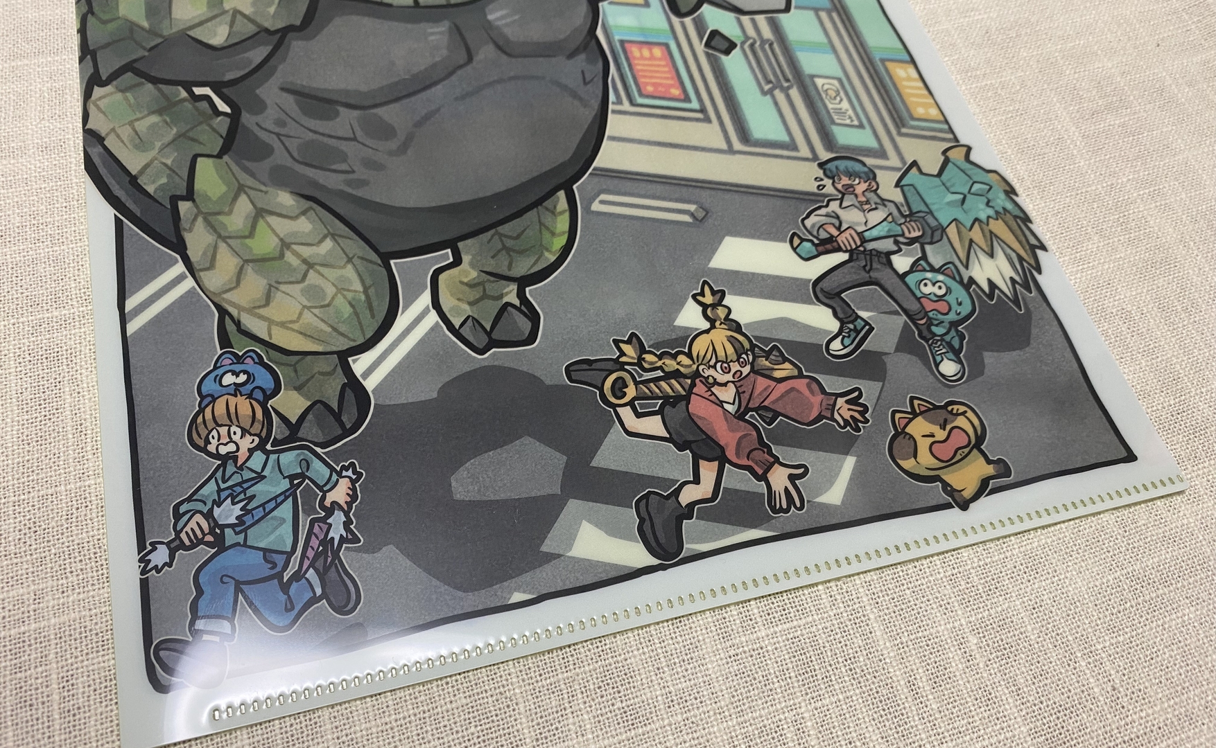 こちらのハンターは腰が引けているようだ