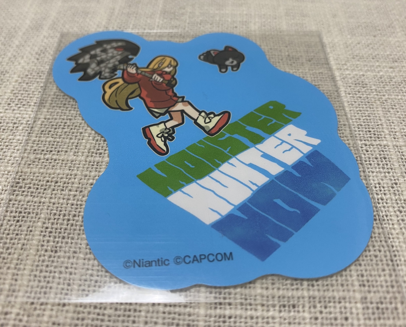 こちらはクールな雰囲気のハンター。上から思い切りハンマーを振り下ろしそうでかっこいい