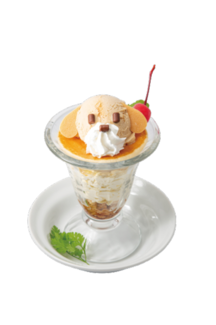 「ムーンペタの紅茶ティラミスパフェ」（前期メニュー）