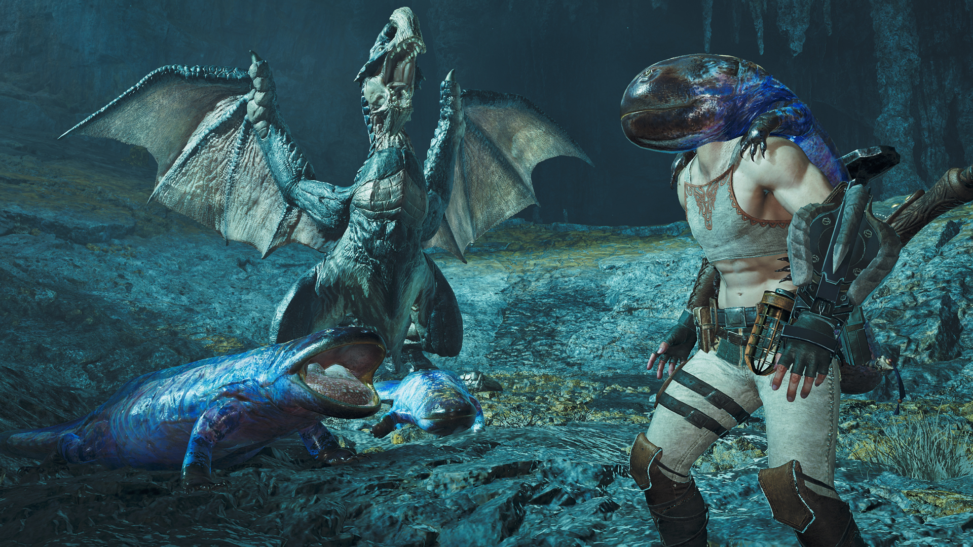 ハンター頭防具「ゼレドロフェイクα」