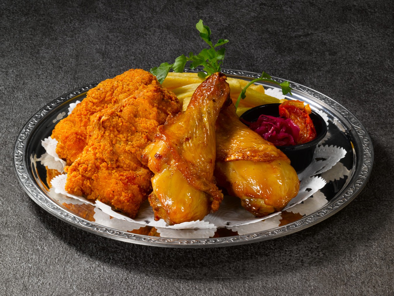 クリスマスチキンプレート 1,800円