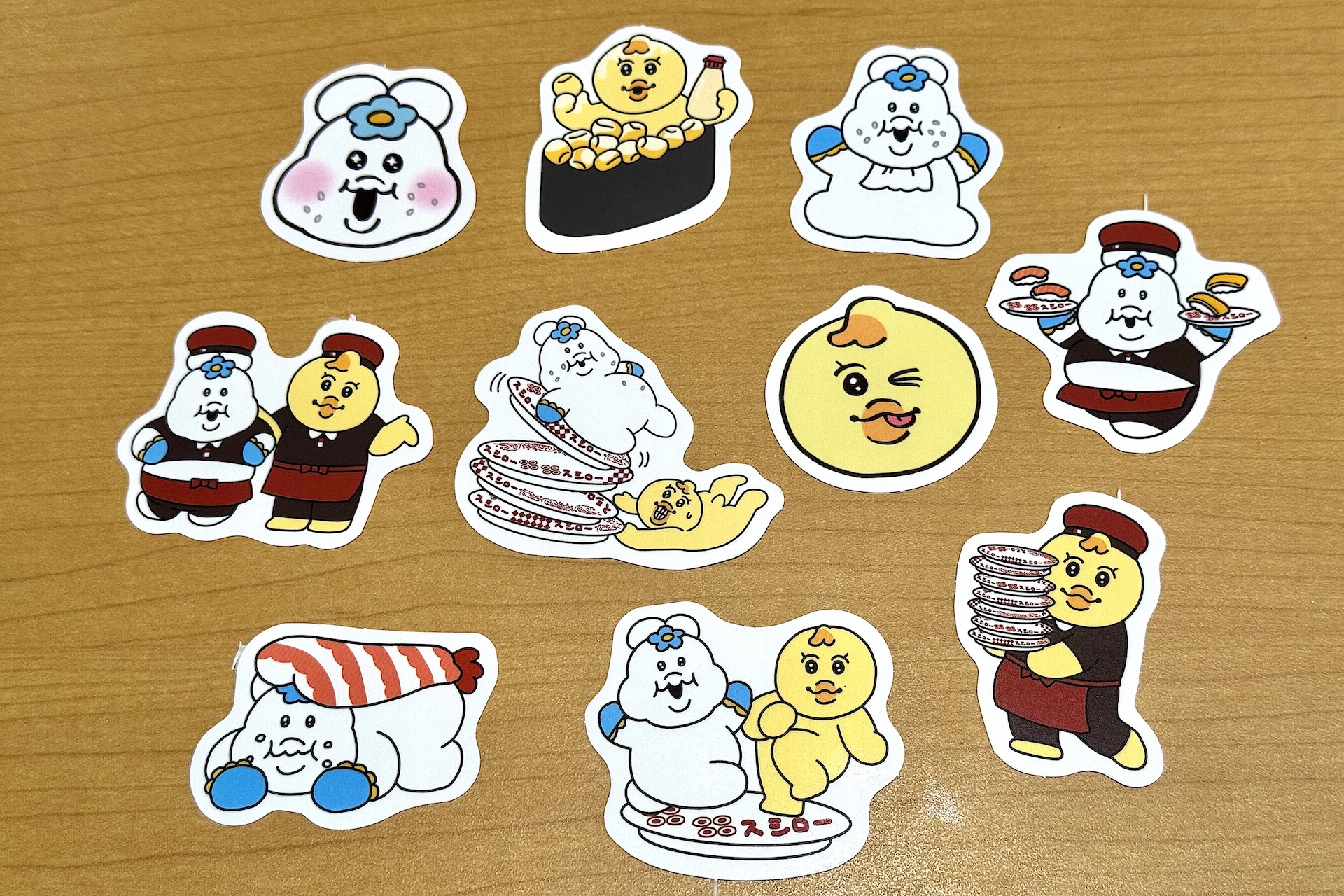 コラボ限定ピックは全10種が用意されている