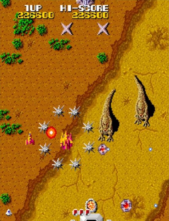 一定時間、自機を包囲してショット攻撃を不可能にする、驚愕の敵も登場！