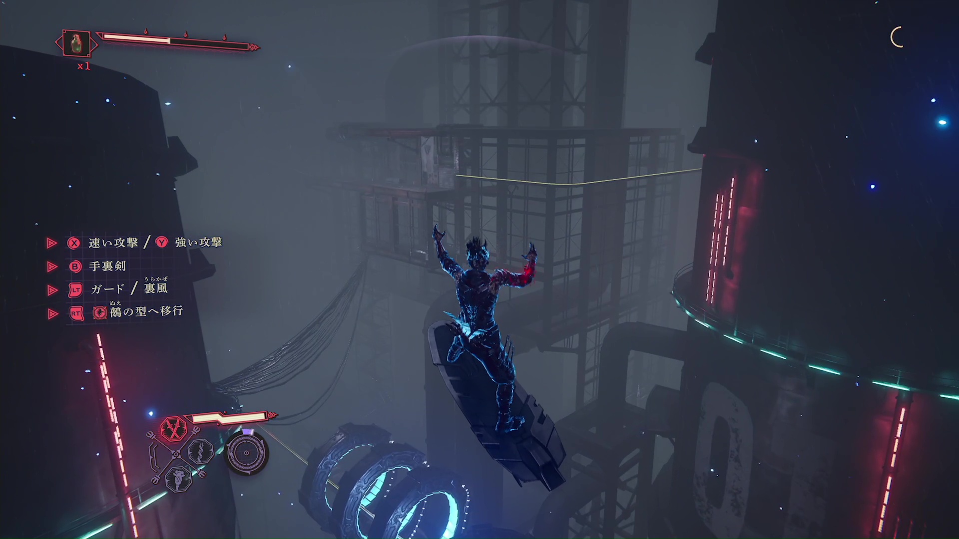 サーフィンからムササビダイブ、さらにそこからレールアクションと、途切れることない疾走感がぶっ続く