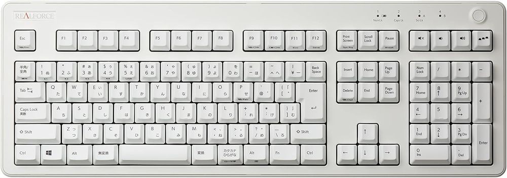 REALFORCE R3 キーボード ハイブリッド フル 変荷重 日本語配列 ホワイト R3HA22