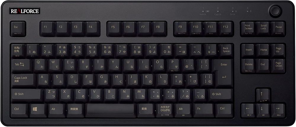 REALFORCE R3 キーボード ハイブリッド テンキーレス 変荷重 日本語配列 ブラック R3HC12