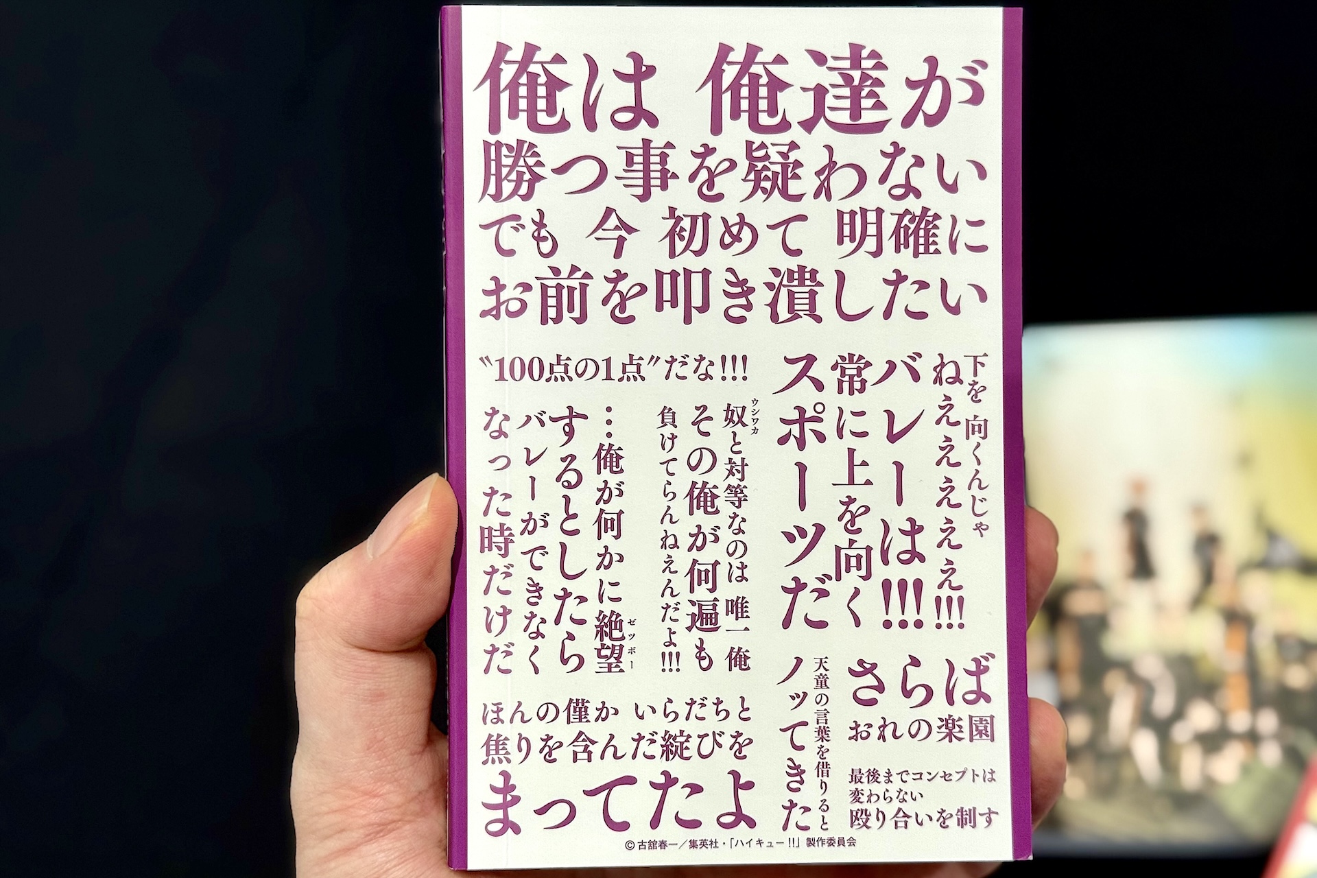 表紙にはこれまでの作品ビジュアルを使用