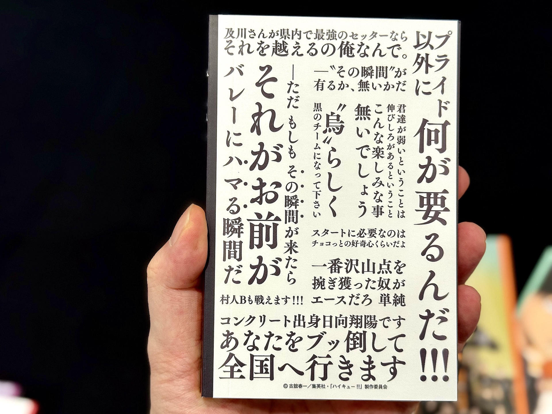 表紙にはこれまでの作品ビジュアルを使用