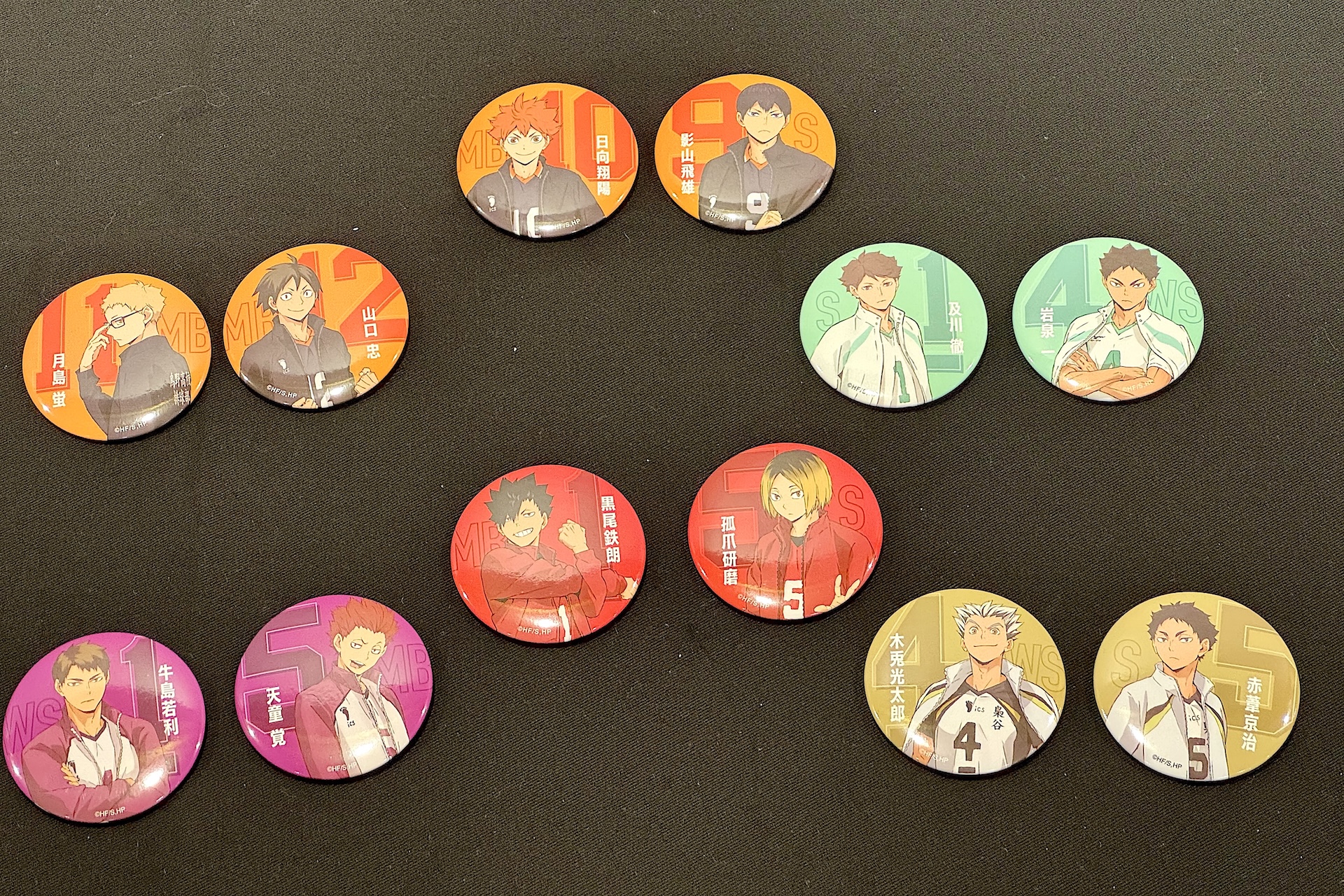 J賞 コンビ缶バッジセット（全6種）