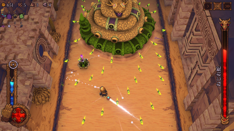 さまざまなボスとの戦いが待ち受ける