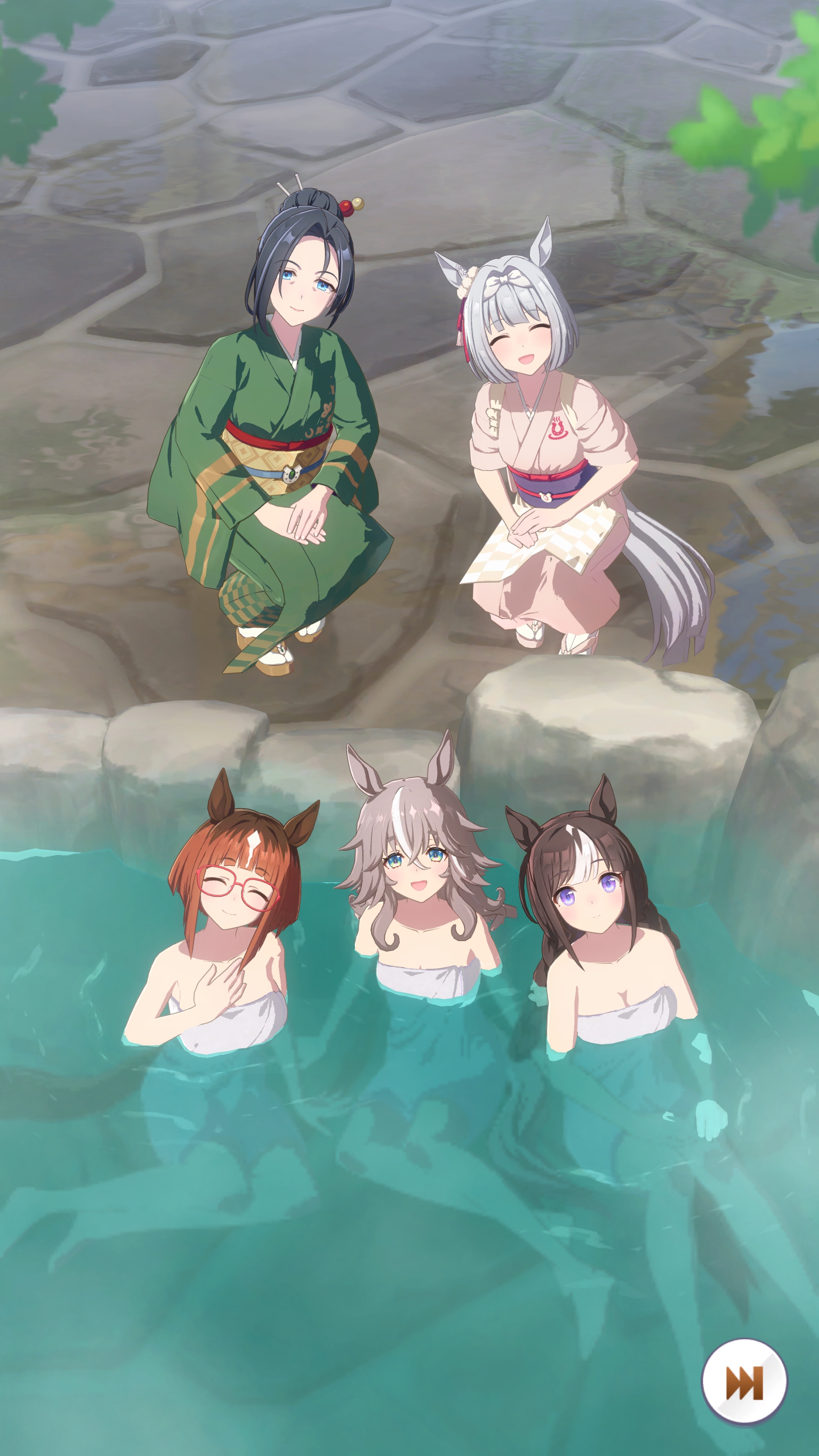 3年目の「湯浴み会」ではスペシャルなカットが楽しめる