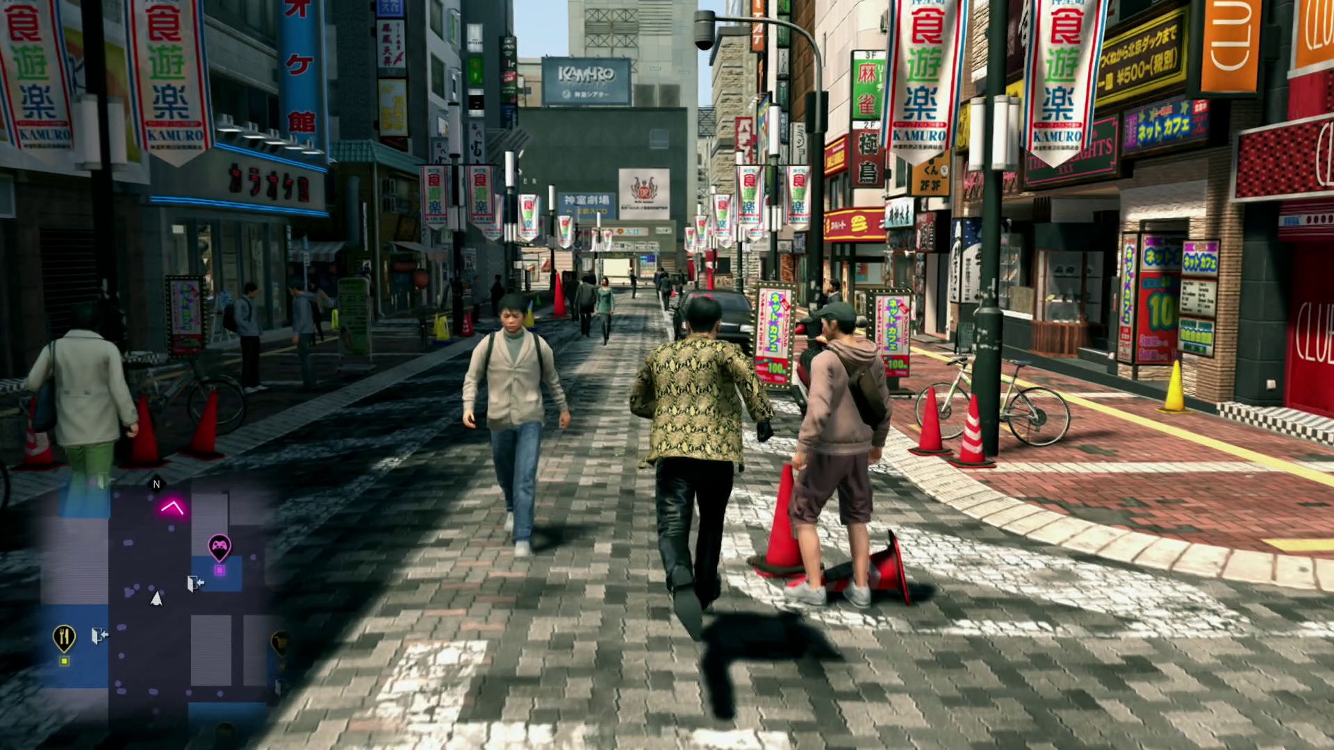 街の美しさは真島編も同様だ