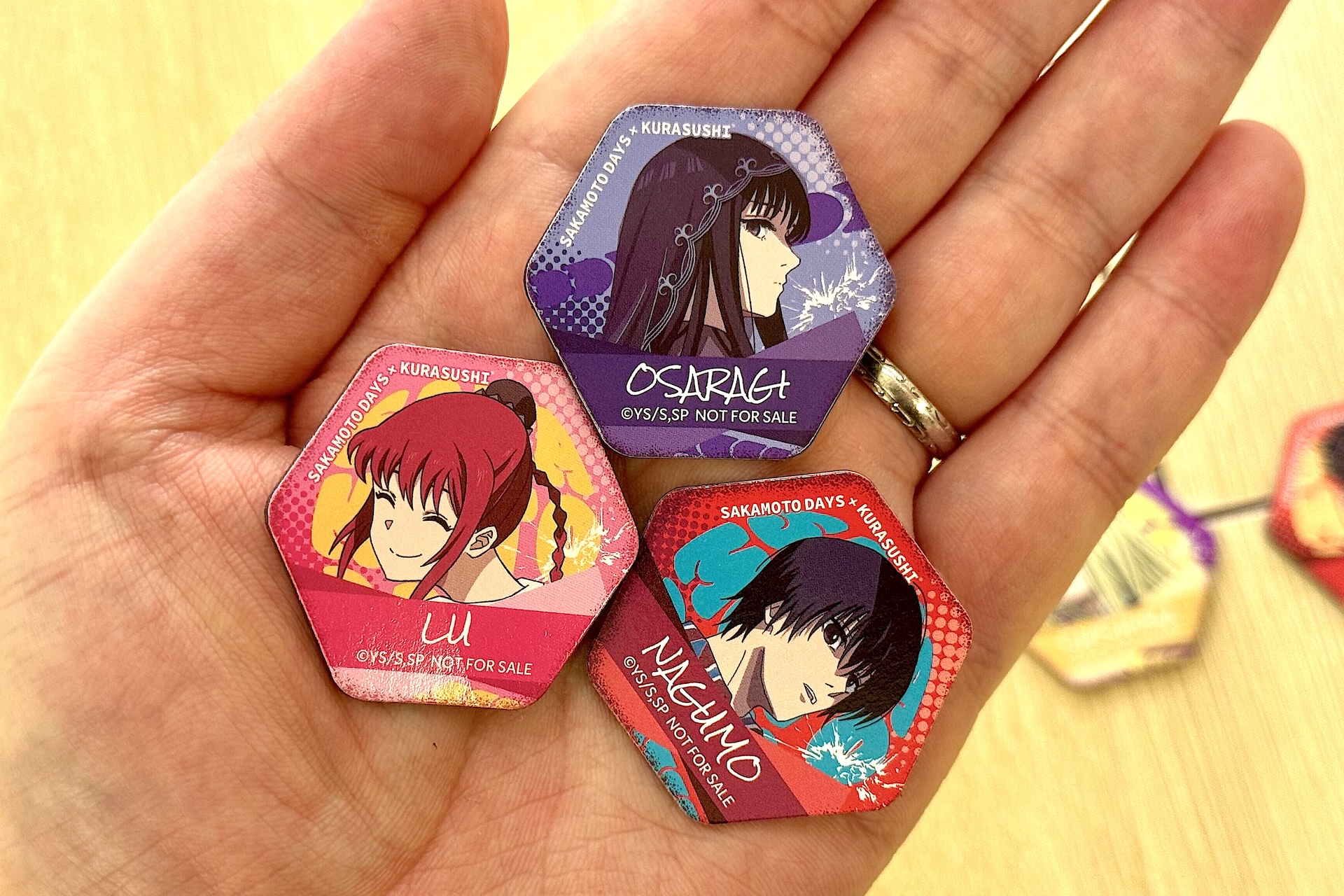 手のひらにのせてみるとこのサイズ感