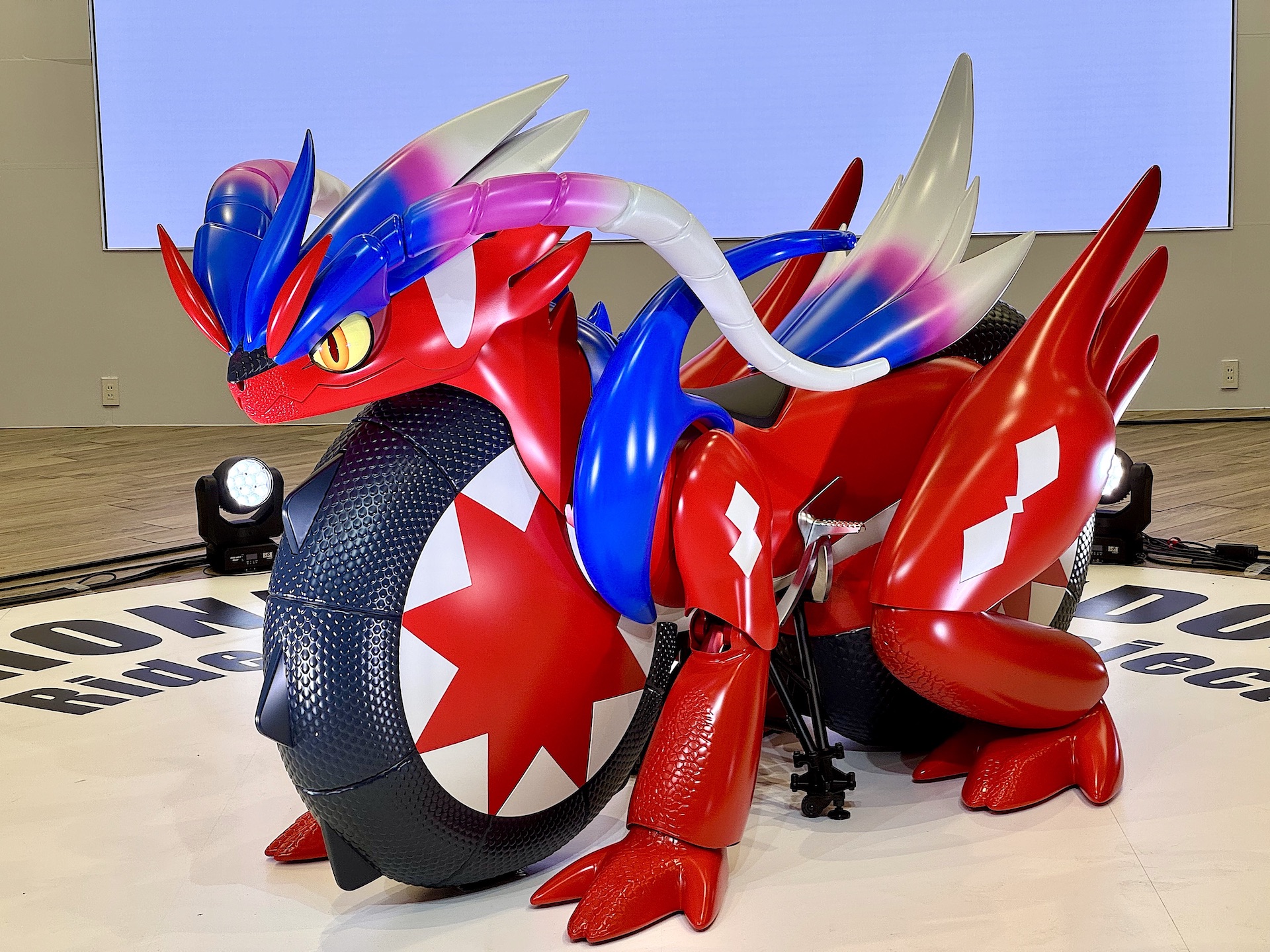 Hondaウエルカムプラザ青山での「ホンダコライドンプロジェクト」取材会でお披露目された際の写真