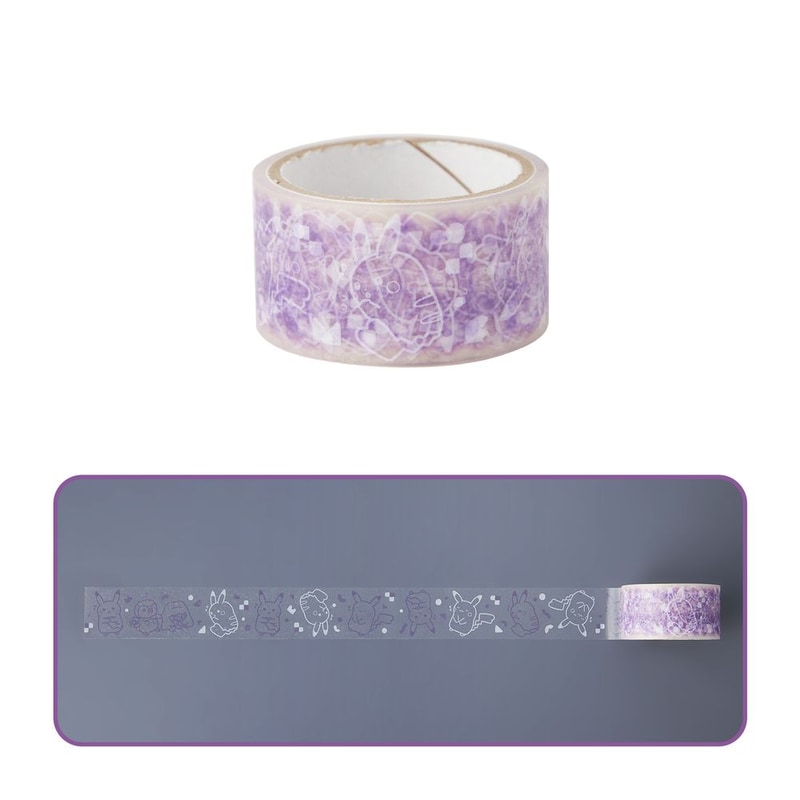 透明マスキングテープ 十ポケ十色 ひかえめなピカチュウ　価格：660円