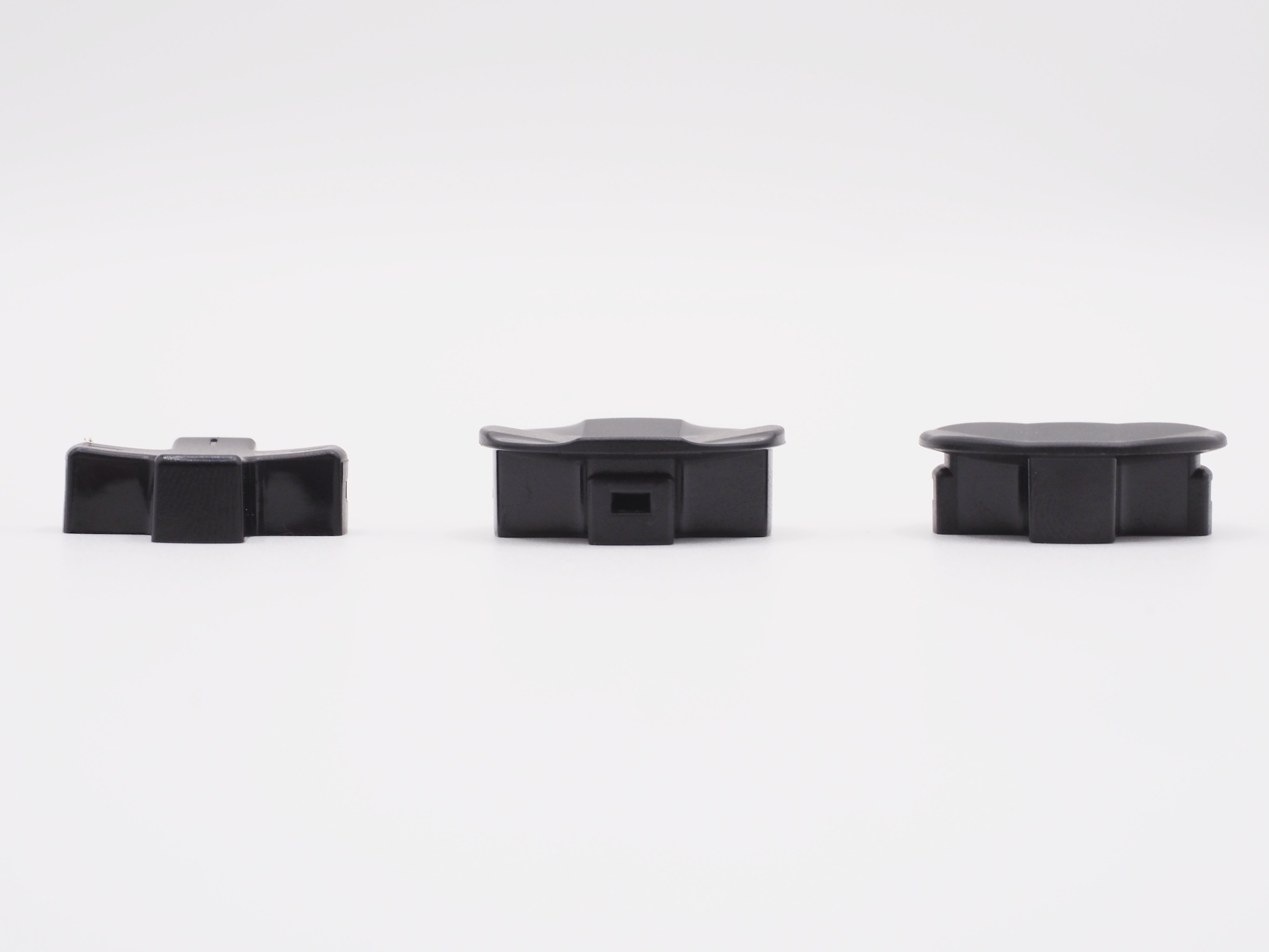 高さや形状がかなり異なっていることがわかる