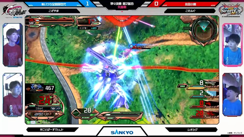 残り時間僅かでシーソーゲームのようにスコアが入れ替わる中、最後の巻き返しを耐え抜いたこたんぐ選手