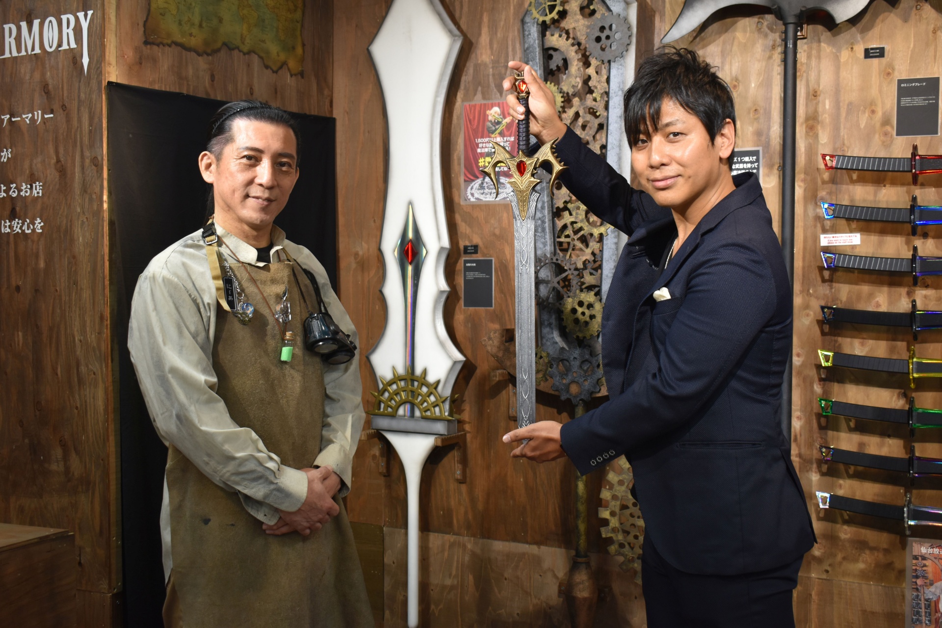 折井氏が思いを込めて打ったこの剣は、メレクベールさんが果たした約束のトロフィーとしてその思いと共に大切に飾られることだろう