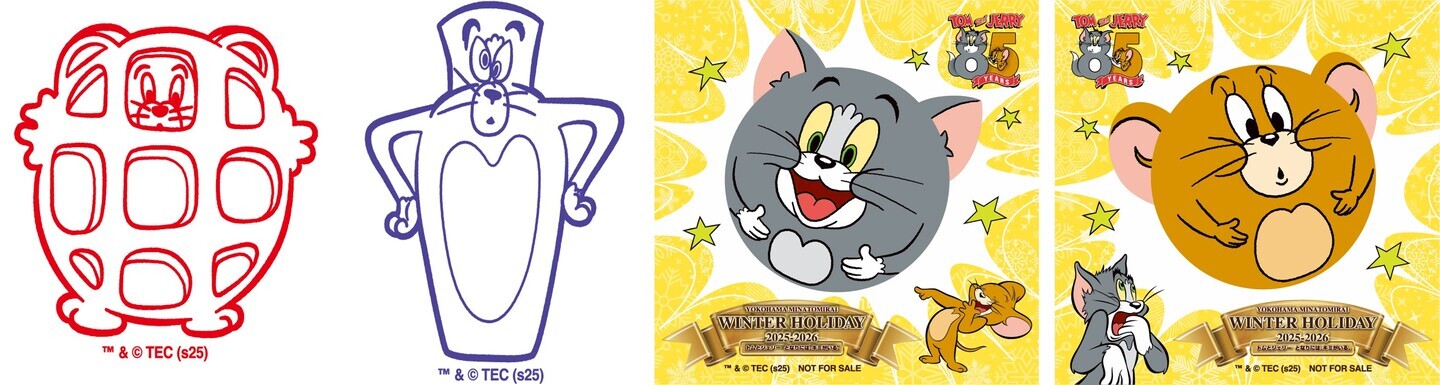 左2枚はスタンプ（一例）、右2枚はステッカー