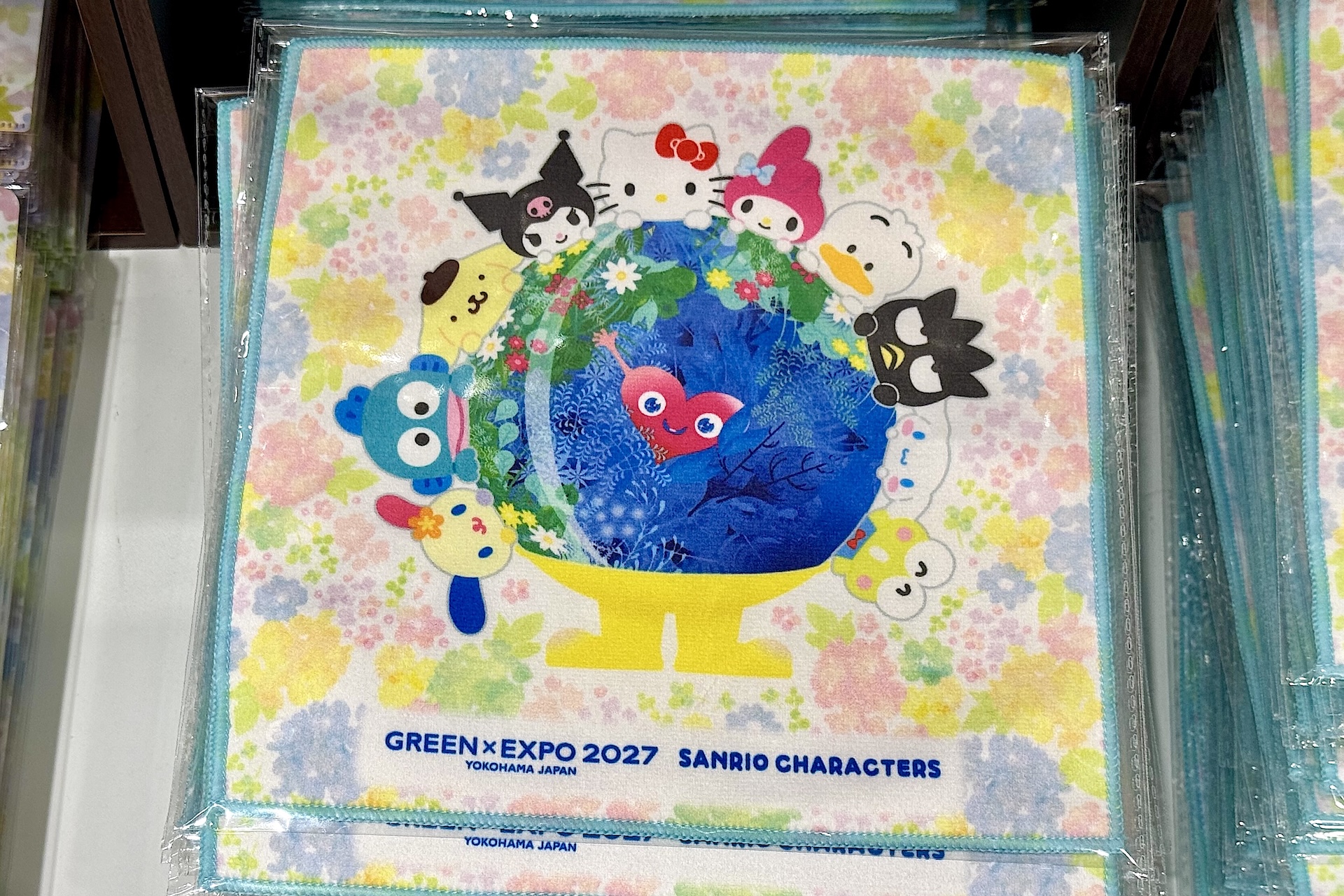 EXPO2027 【サンリオキャラクターズ】 トゥンクトゥンク ミニタオル 価格：660円