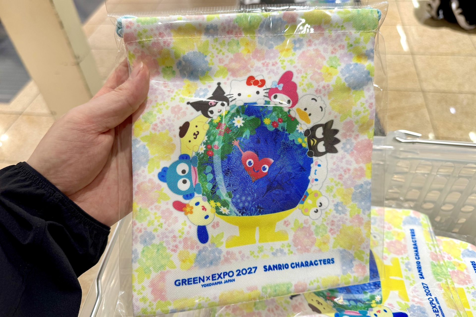 EXPO2027 【サンリオキャラクターズ】 トゥンクトゥンク 巾着 価格：1,100円