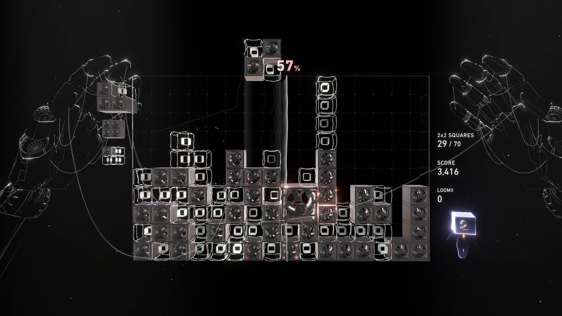 「Lumines Arise」の気持ちよさは「Rez」にも共通する部分があるという
