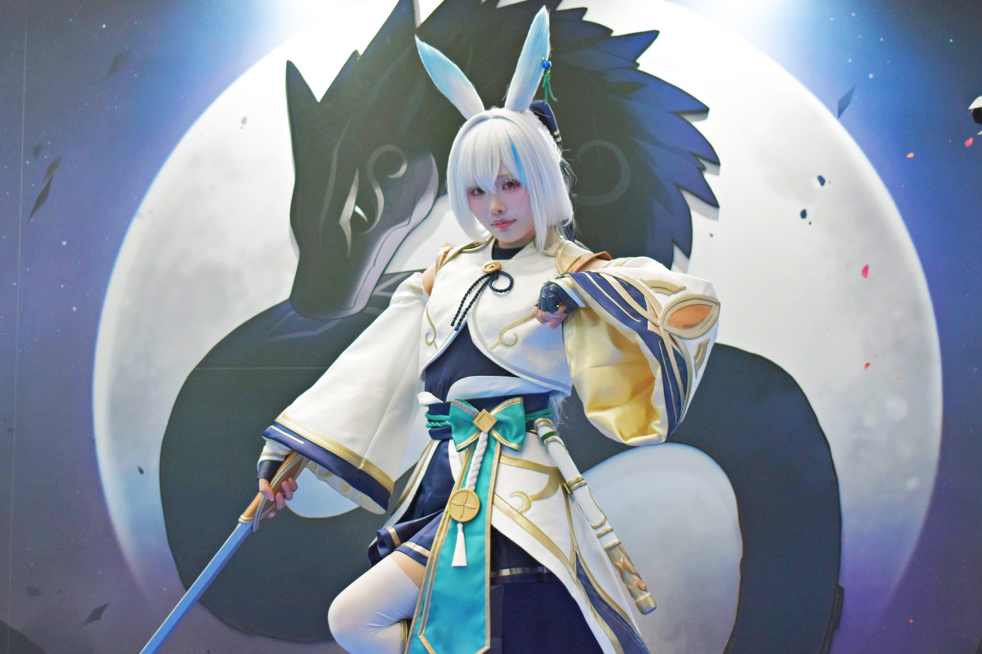 会場にはレンのコスプレイヤーも登場し、多くの参加者の目を惹き付けていた