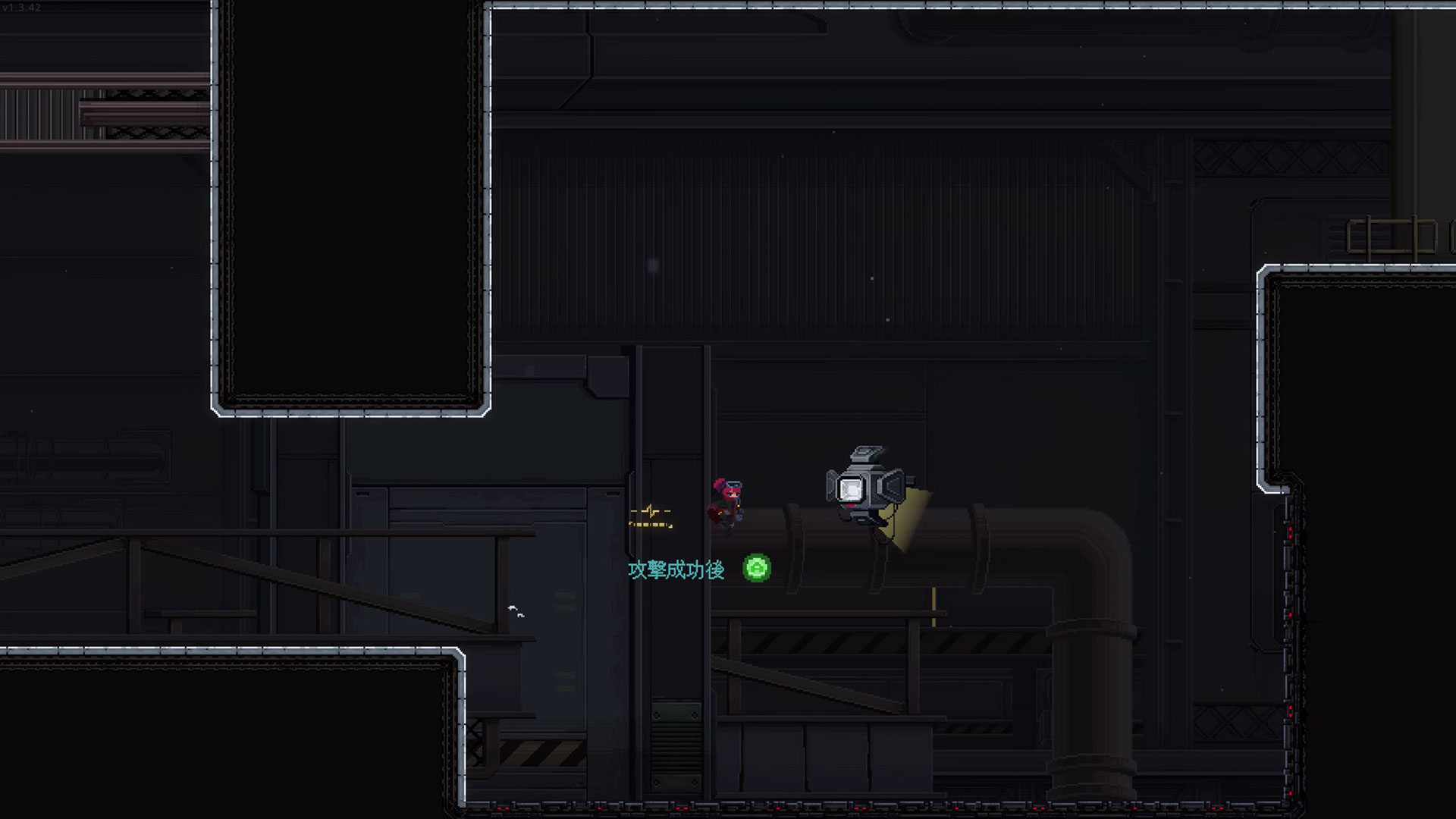 右上のエリアに移動したいのだが……2段ジャンプだけではたどり着くことができない！？