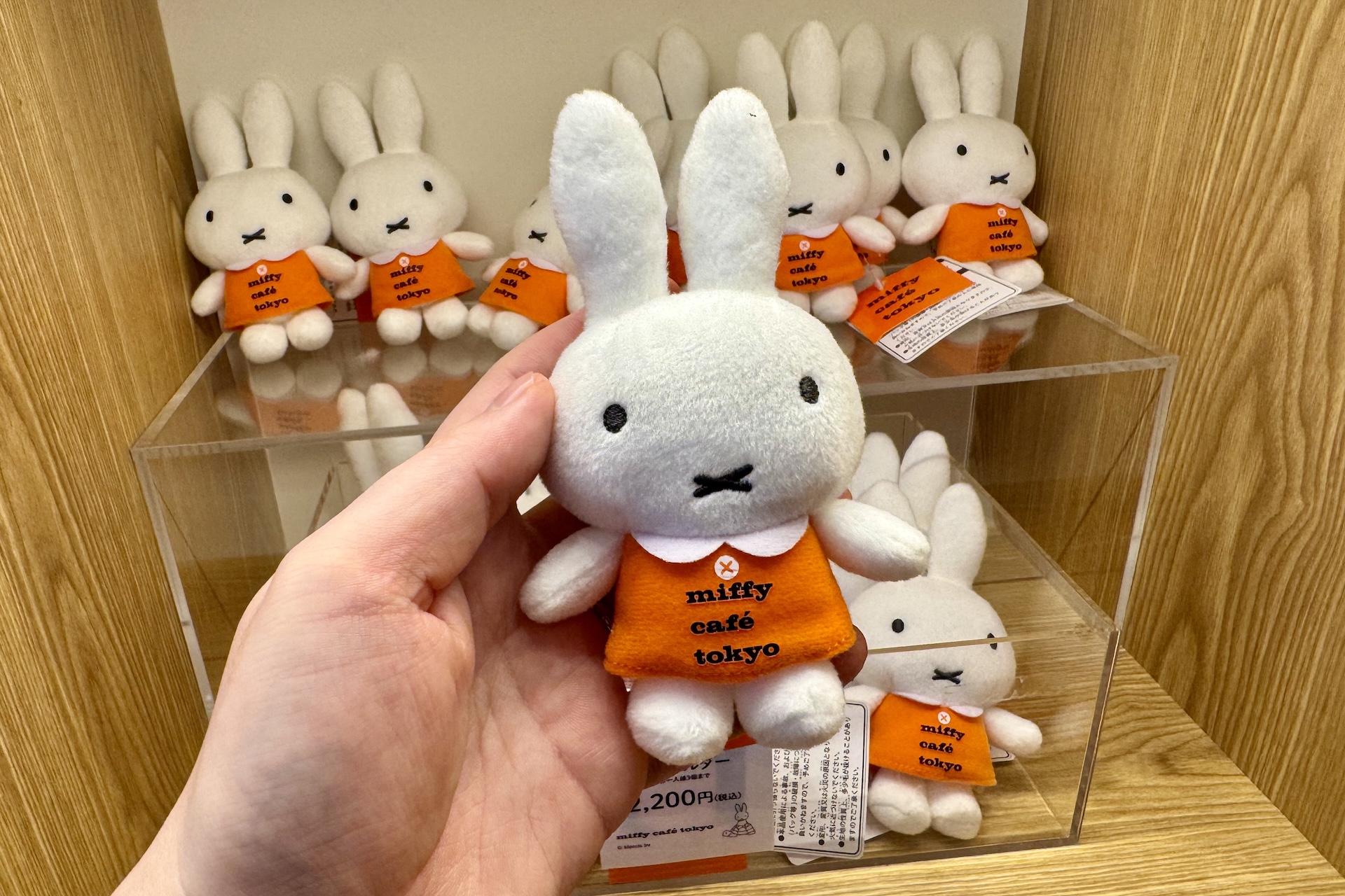 新商品のほか、「miffy cafe tokyo」限定で購入できるオリジナルグッズがずらり