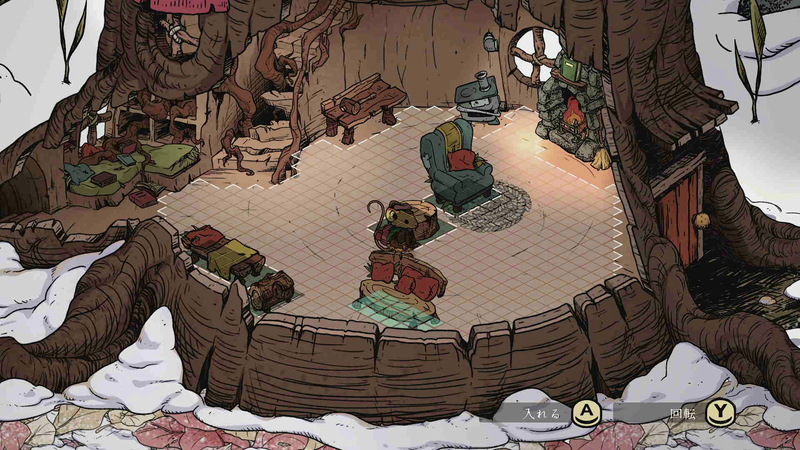 クラフトした家具は自由に配置できる