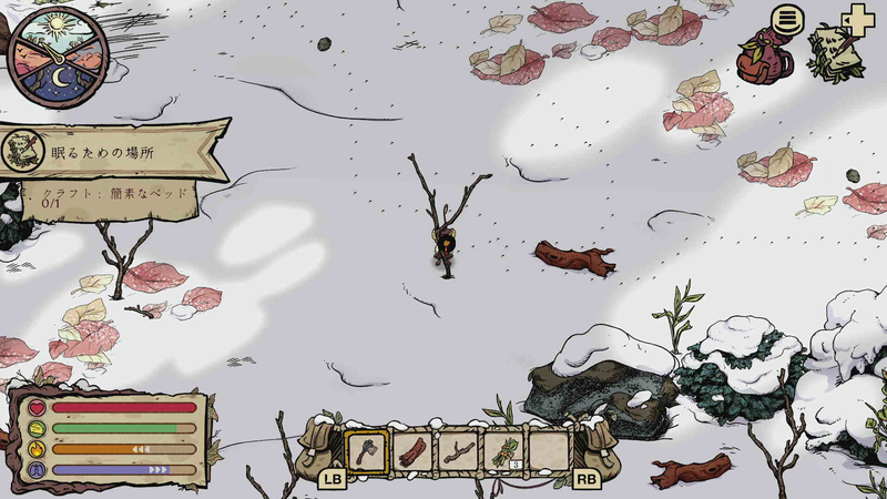 雪の中に点々と小さな足跡がつくのもかわいらしい