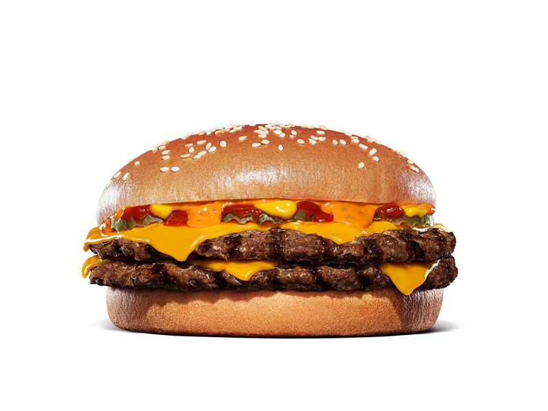 「ダブルスパイシーにんにく・ガーリックバーガー」