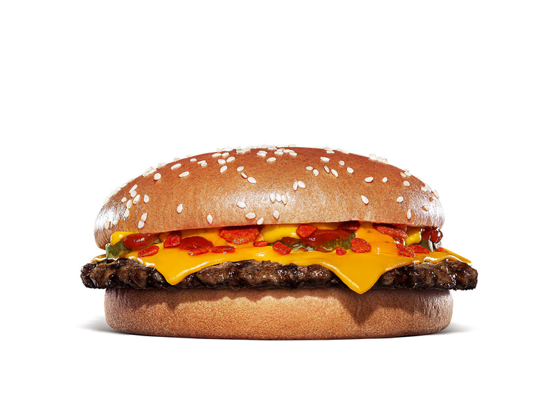 「スパイシーにんにく・ガーリックバーガー」