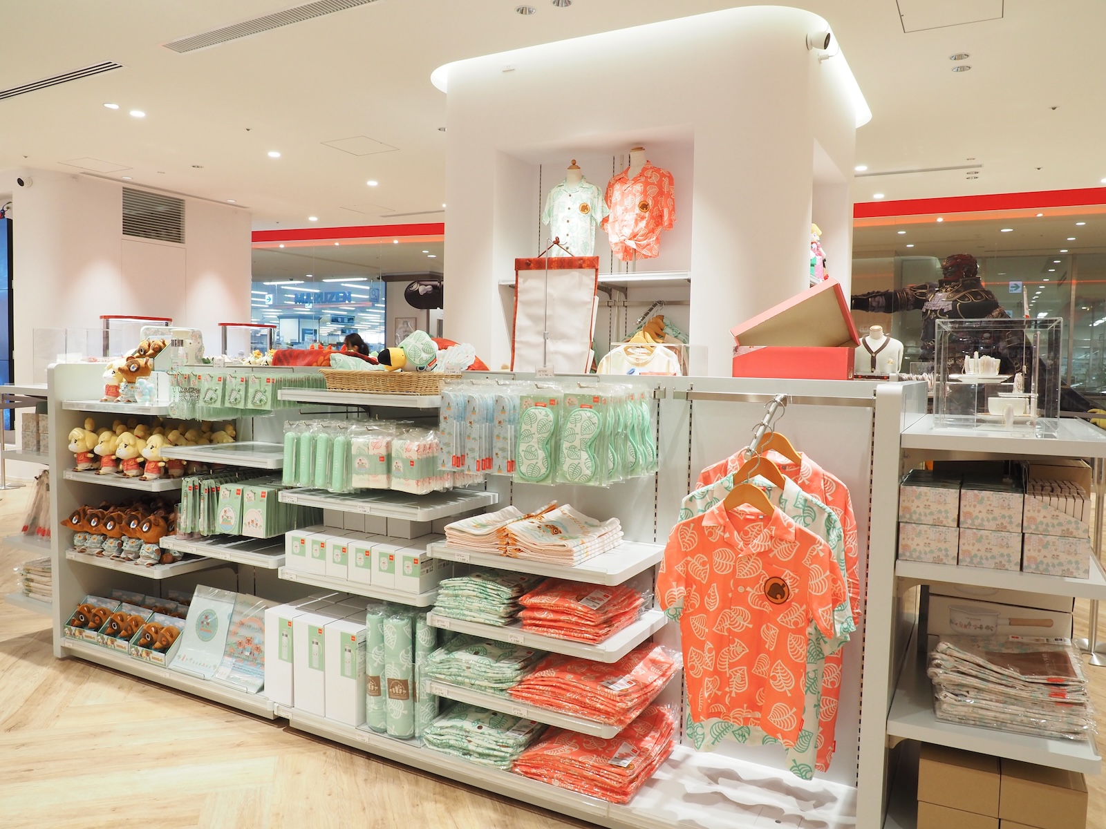 「どうぶつの森」グッズコーナー