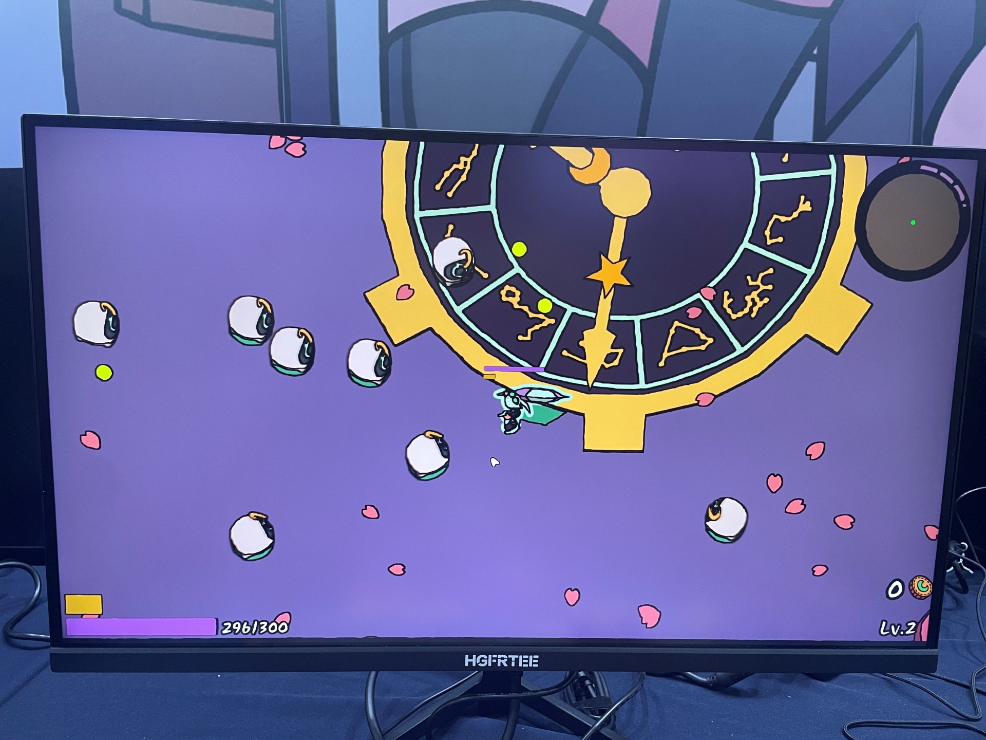 悪夢パート。「ヴァンサバ」のようなローグライトアクションがはじまる