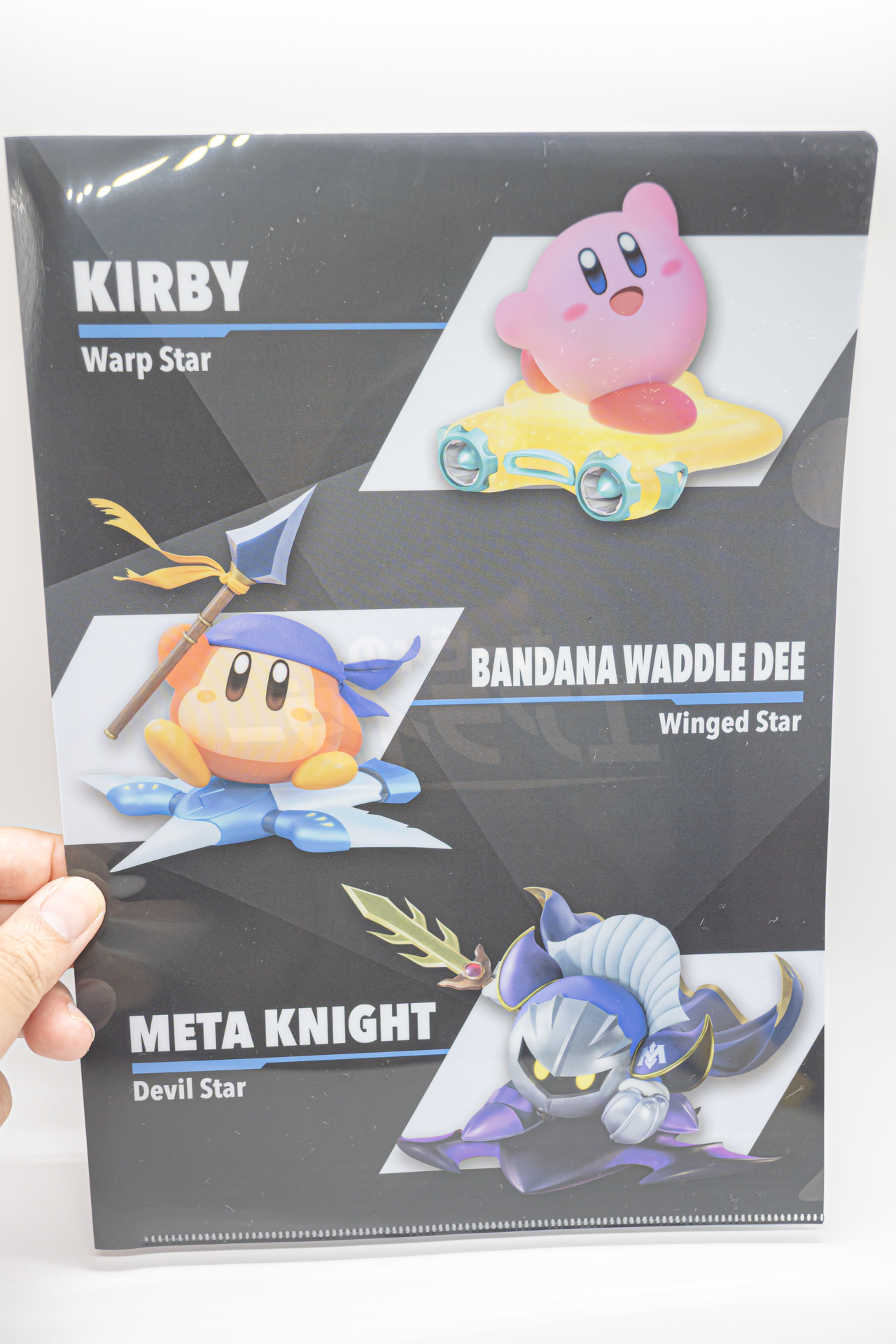 こちらはカービィ、ワドルディ、メタナイトがデザイン