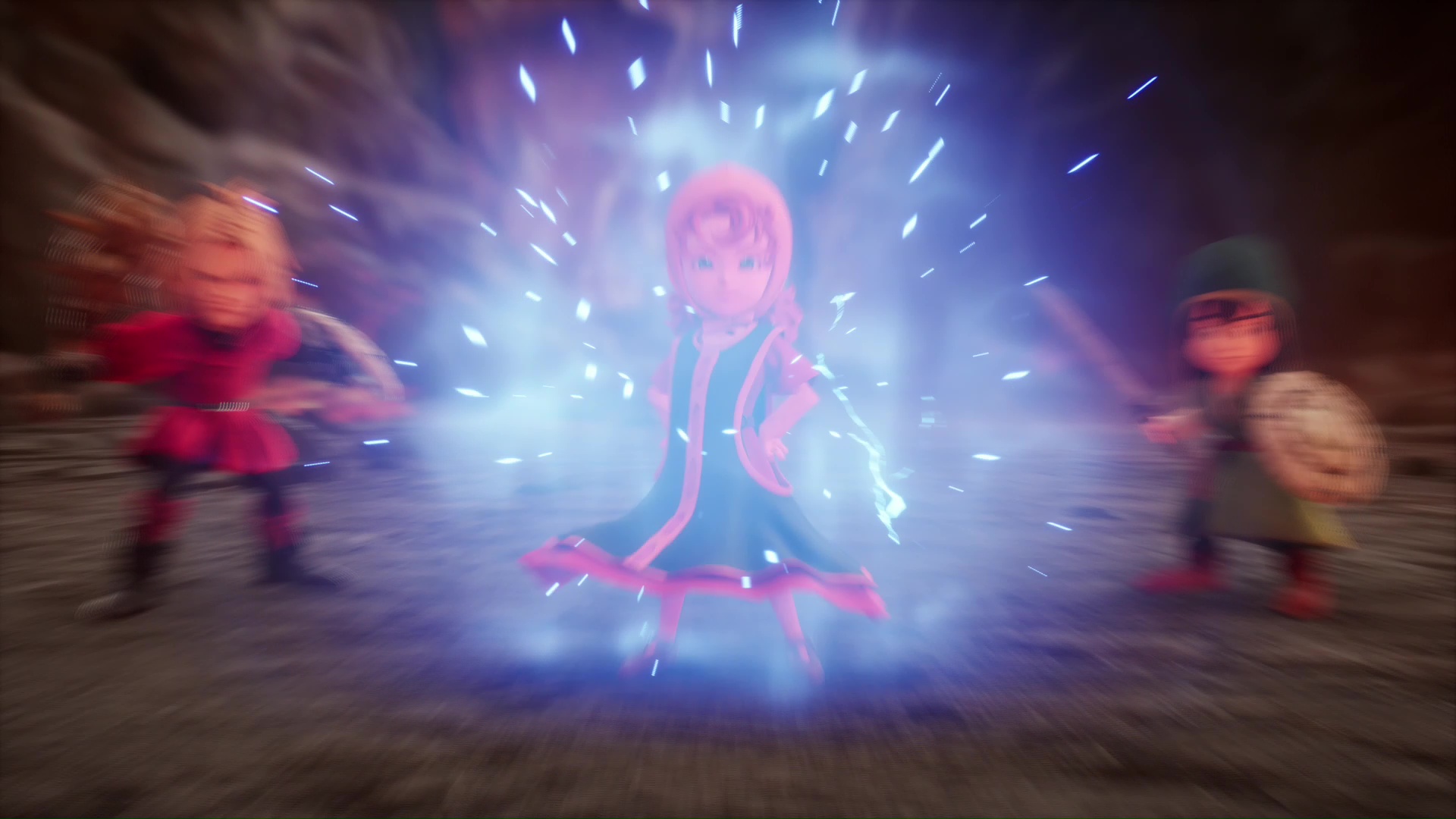 バーストを発動させると、職業依存の特別な力が発揮される