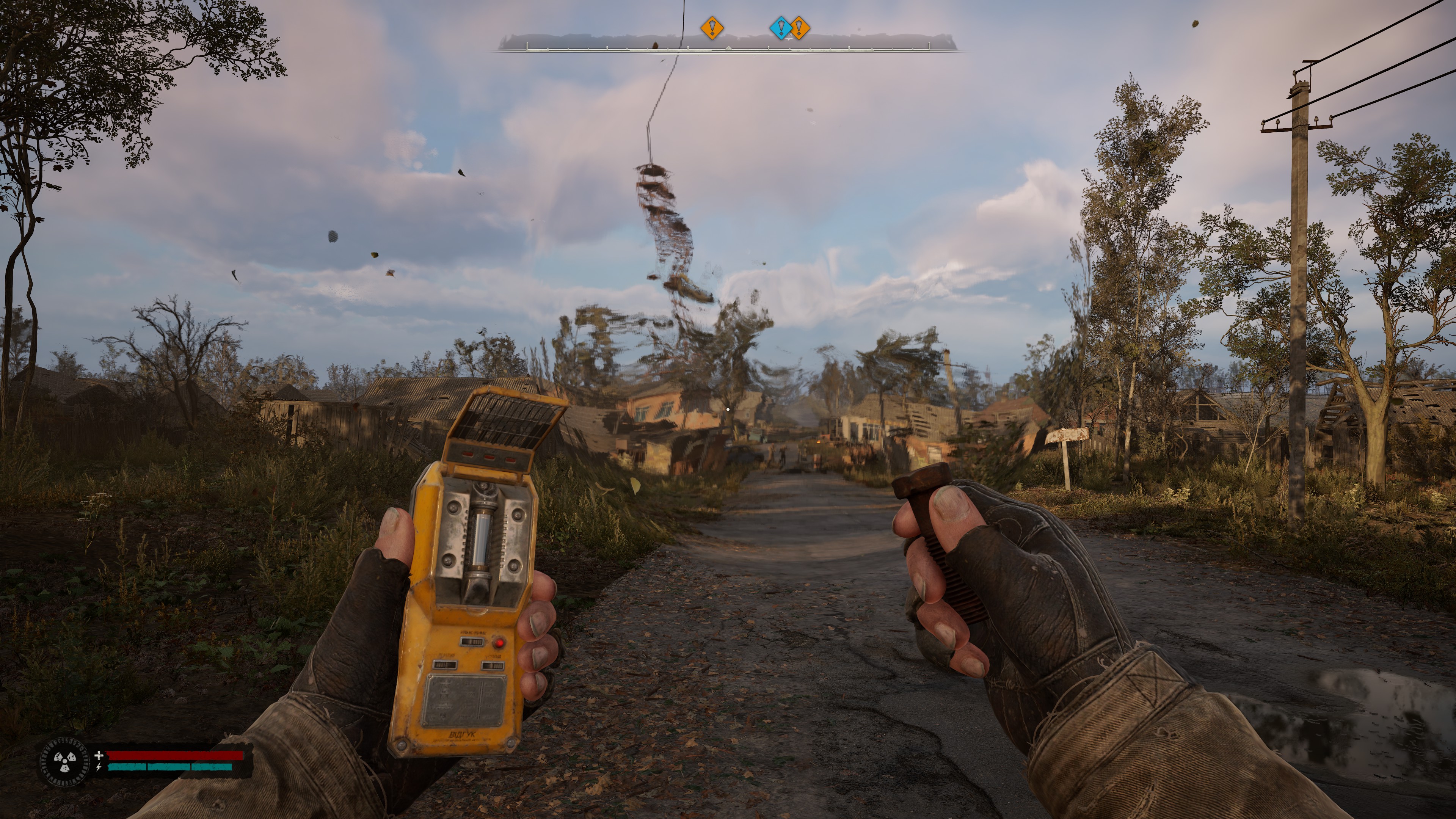 目の前に球状のアノマリーがある。空間がゆがんでいて、近づくと引き込まれダメージを受ける