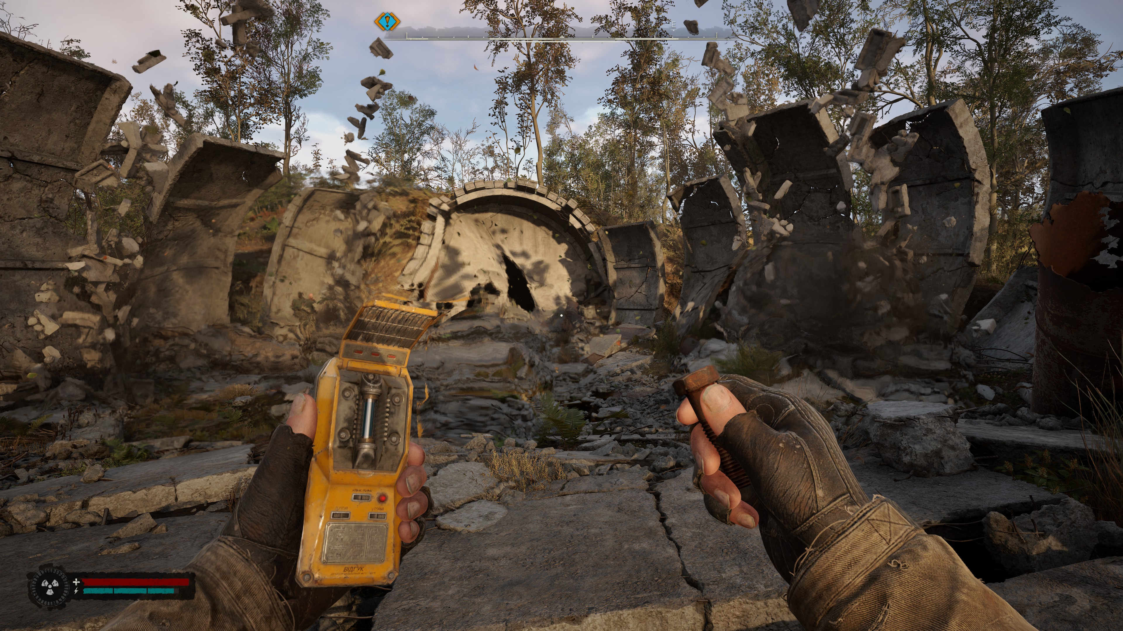 重力が狂っている大型アノマリー。アーティファクト獲得のチャンスでもある