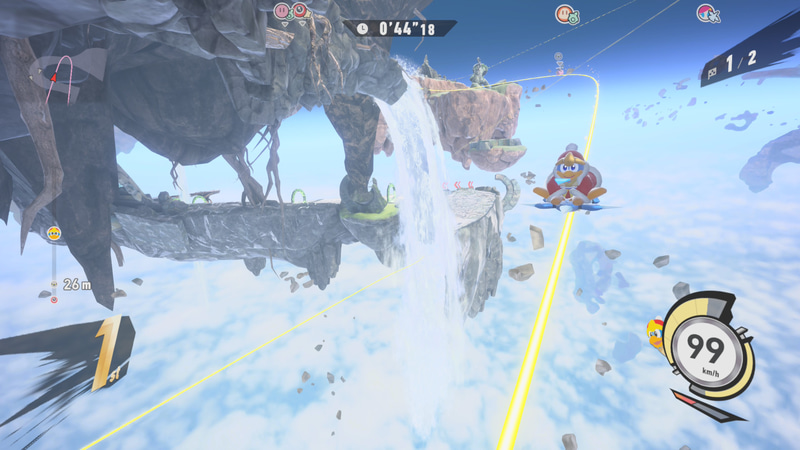 エアトピア。地上と空で構成されたコース。開放感がある