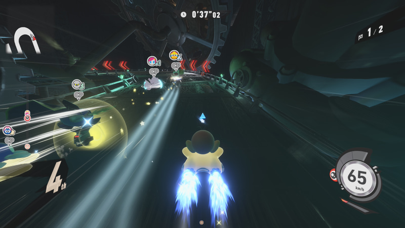 マシーンガスト。巨大な歯車などで構成された機械的なコース。スチームパンク感があって良い