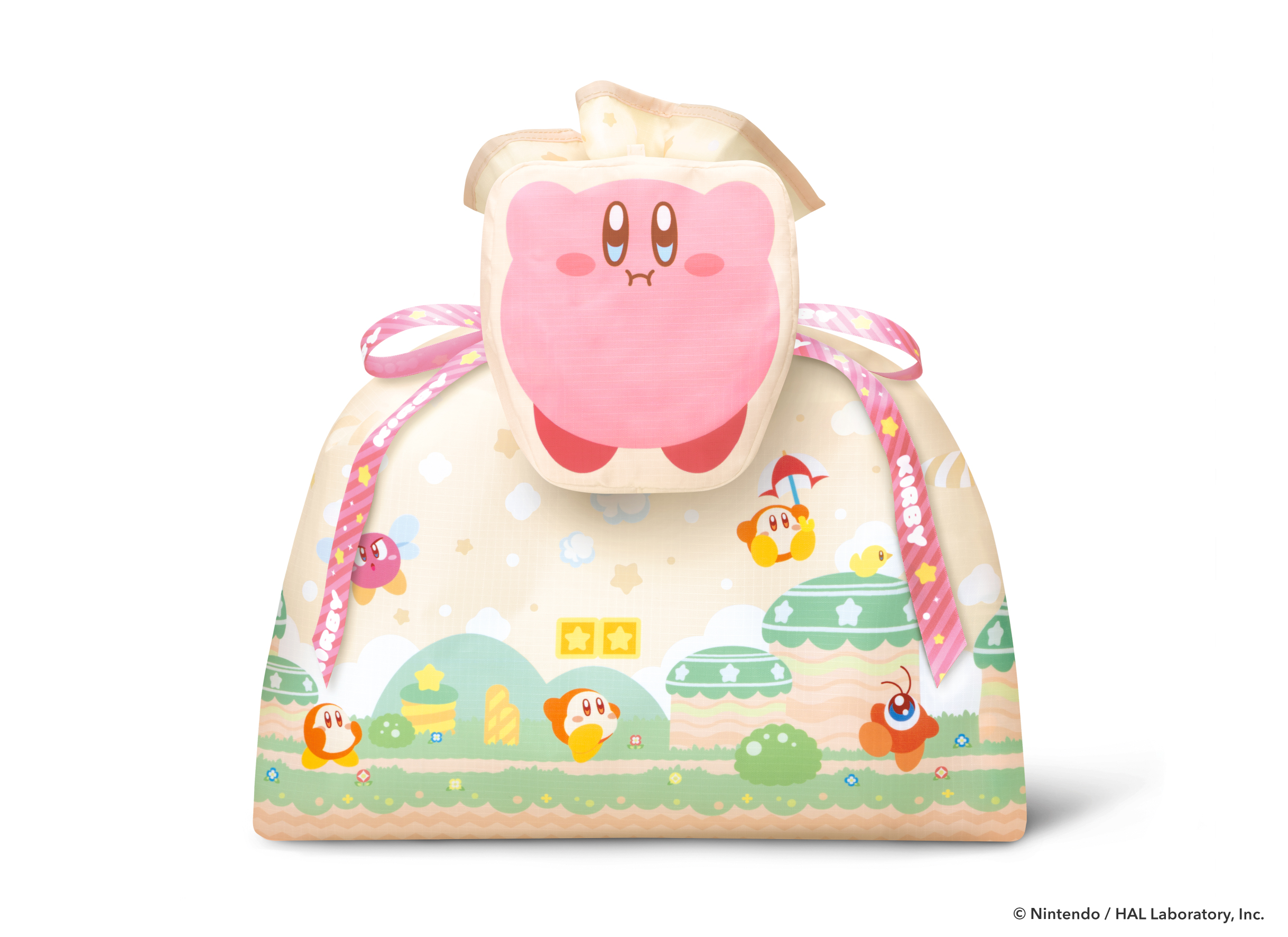 「星のカービィ ALL STAR COLLECTION カービィ（M）まんぷく」はカービィのラッピング×エコバッグ Lで届けられる