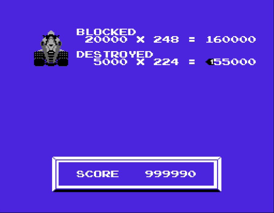 筆者の思い出の裏技。写真のようにデザインしたコースをクリアすると、どういうわけか大量得点が獲得できる