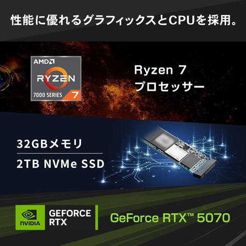 Amazonセール】GALLERIAのRTX 5070/RTX5060搭載ゲーミングPCがお買い得